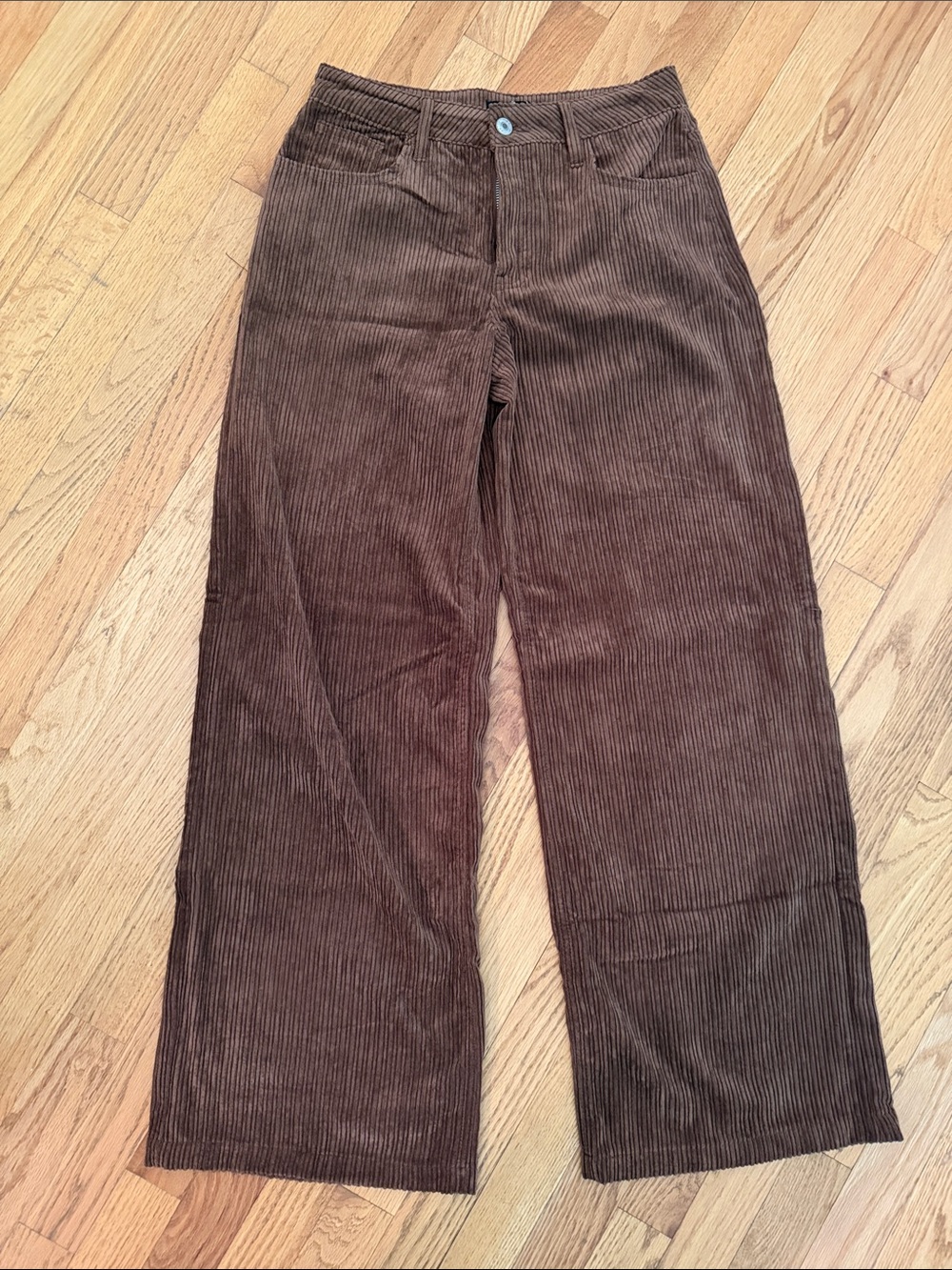 Forever 21 Brown Wide Leg Corduroy Pants